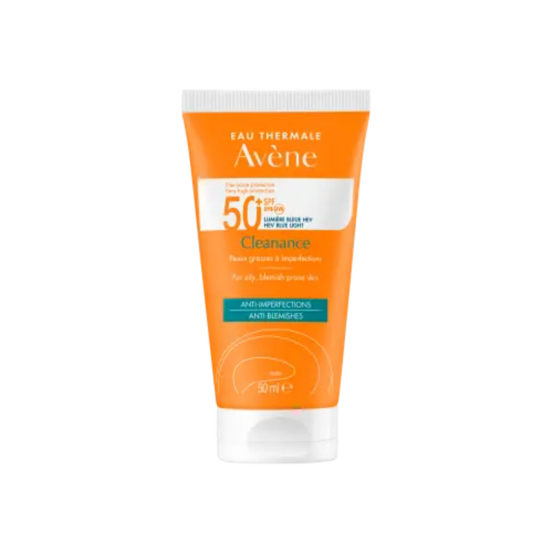 AVÈNE AGUA TERMAL Cleanance Solaire Spf 50+ - 50ml