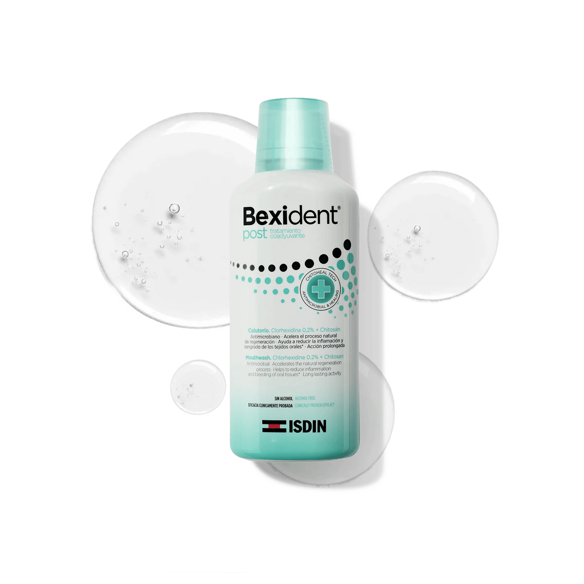 Bexident Post bain de bouche 250 ml – texture du produit