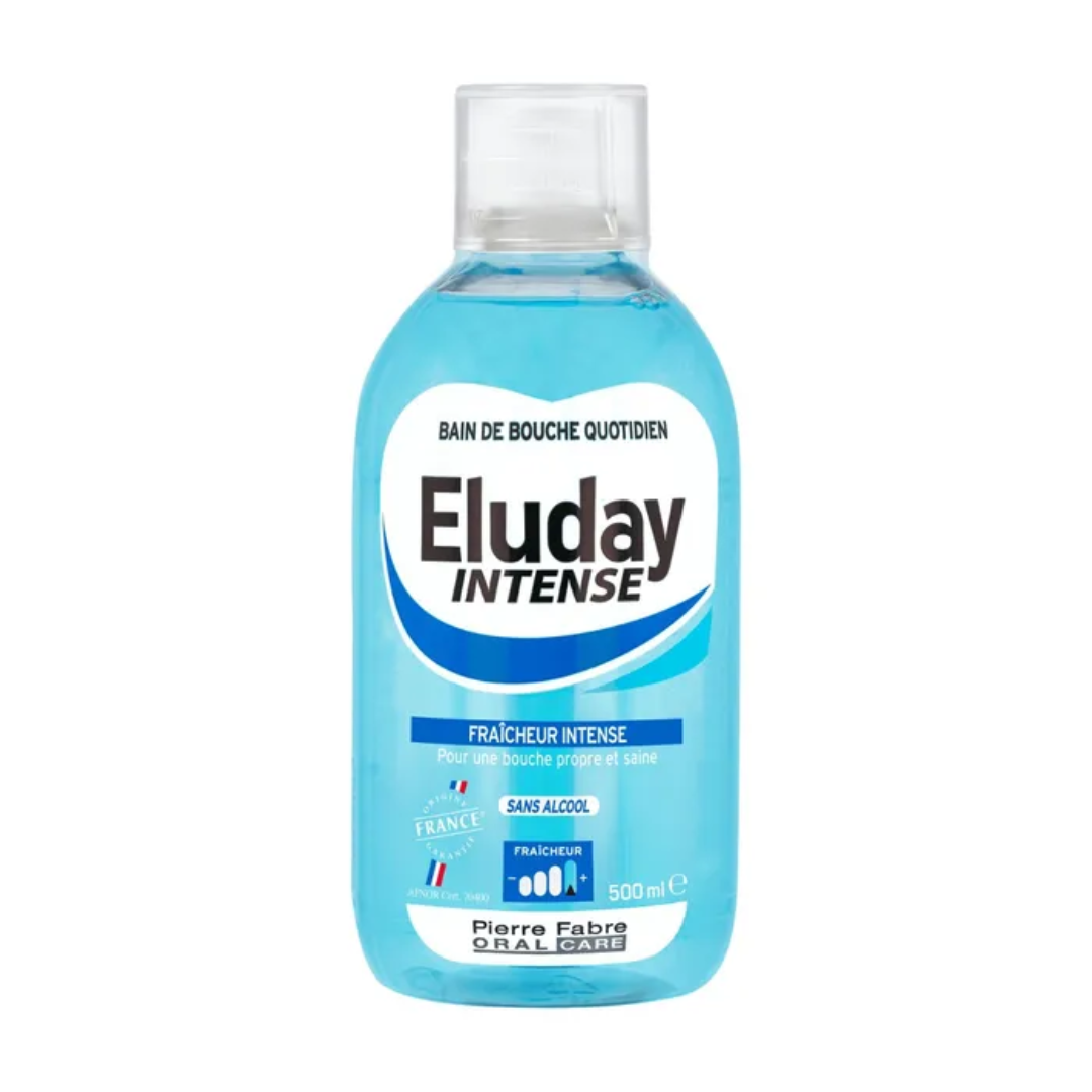 Flacon de bain de bouche Eluday Fraîcheur Intense 500 ml