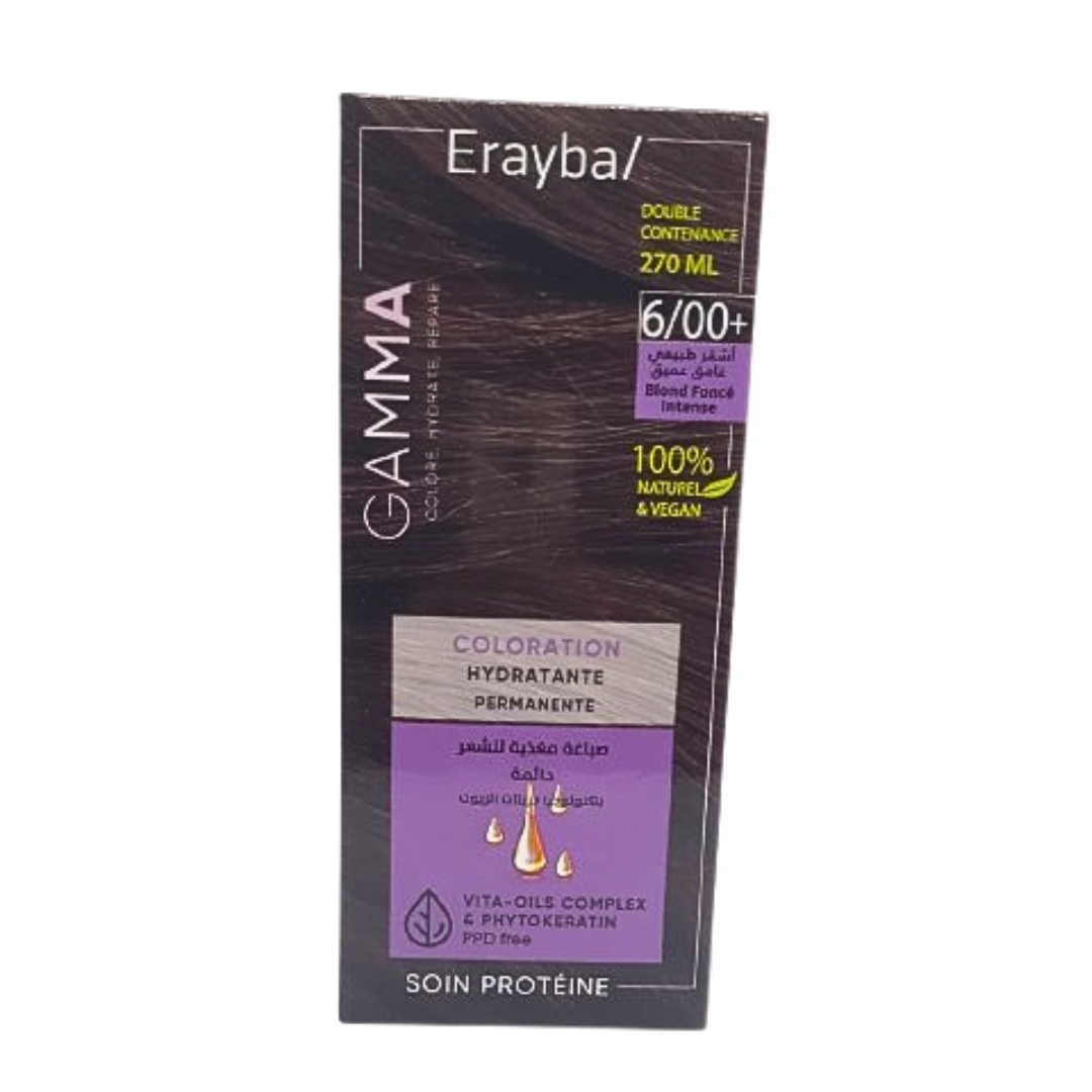 Coloration Erayba Gamma 6/00+ Blond Foncé Intense – boîte