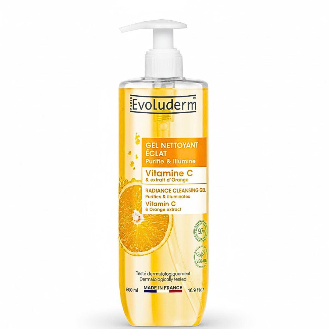 Evoluderm Gel Limpiador Luminosidad Vitamina C 500ml