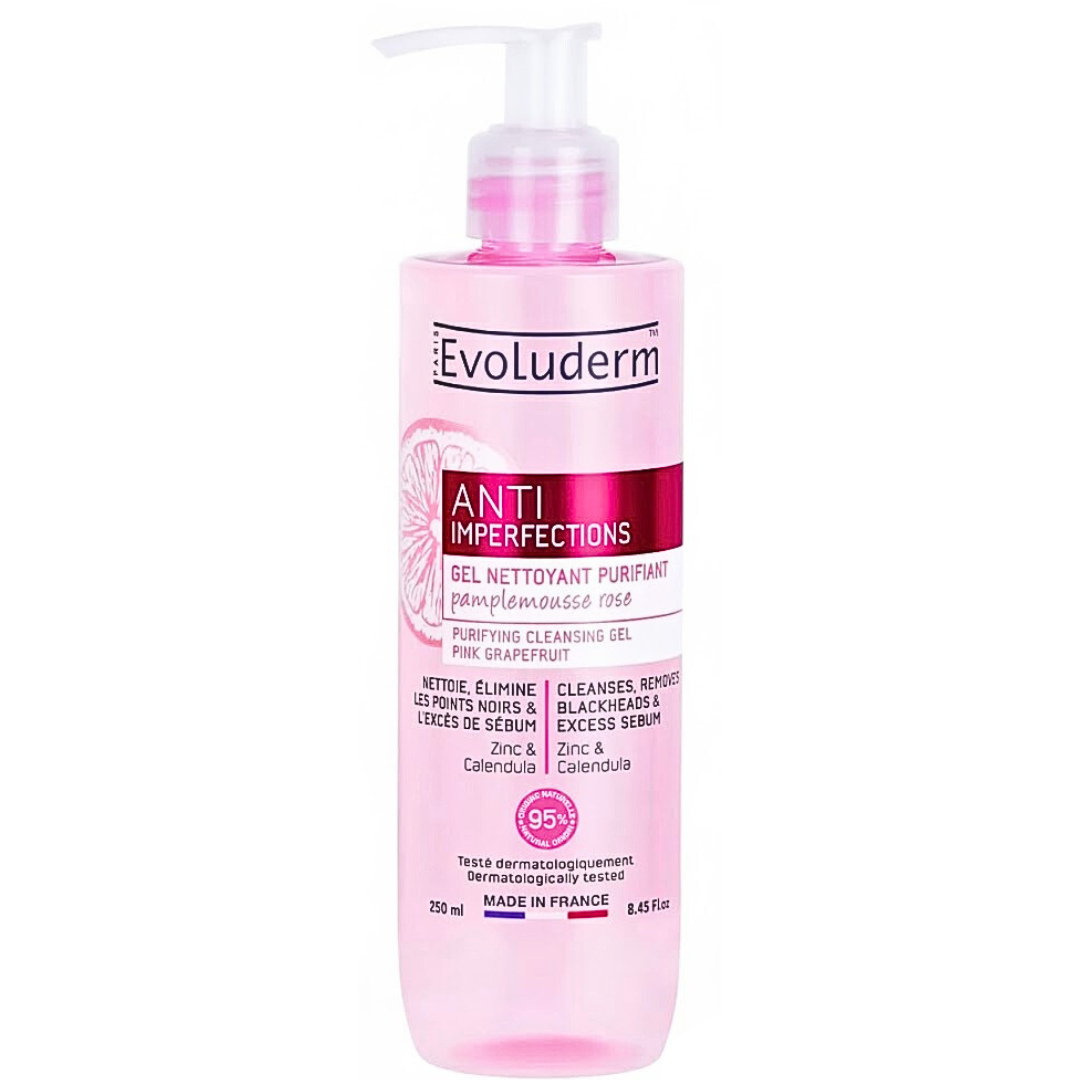 Evoluderm Gel Nettoyant Purifiant Anti-Imperfections 250ml