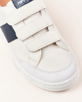 Basket Petit Matelot For Monsters - Blanc et Bleu Marine