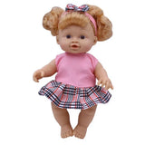 Muñeca Reborn Bebé con Cochecito Marrón - 3A+