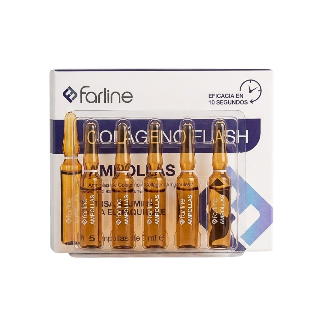 Farline Ampoules Collagène – boîte de 5 ampoules de 2 ml