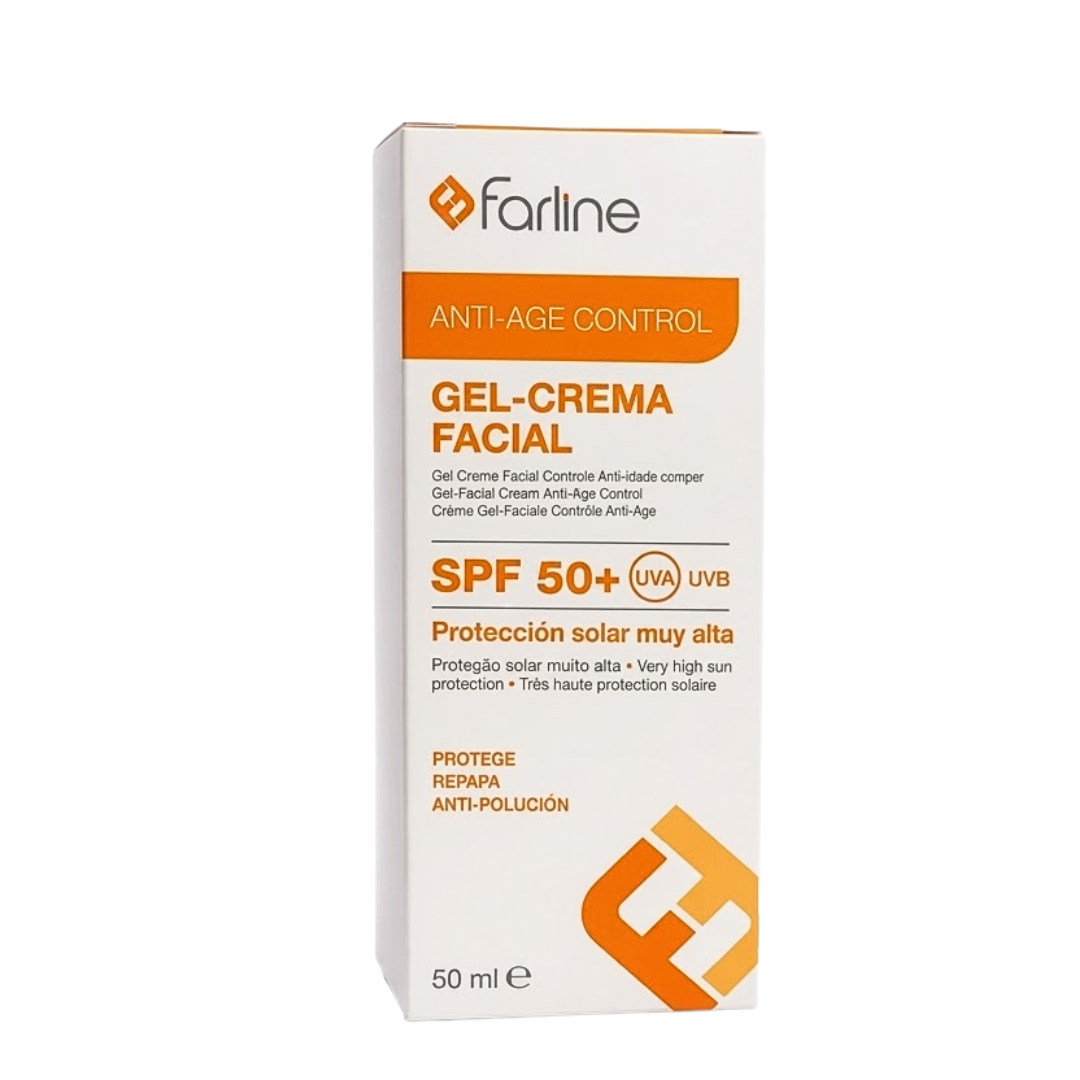 Farline Écran Solaire Anti-Âge Invisible SPF50+ 50 ml – tube