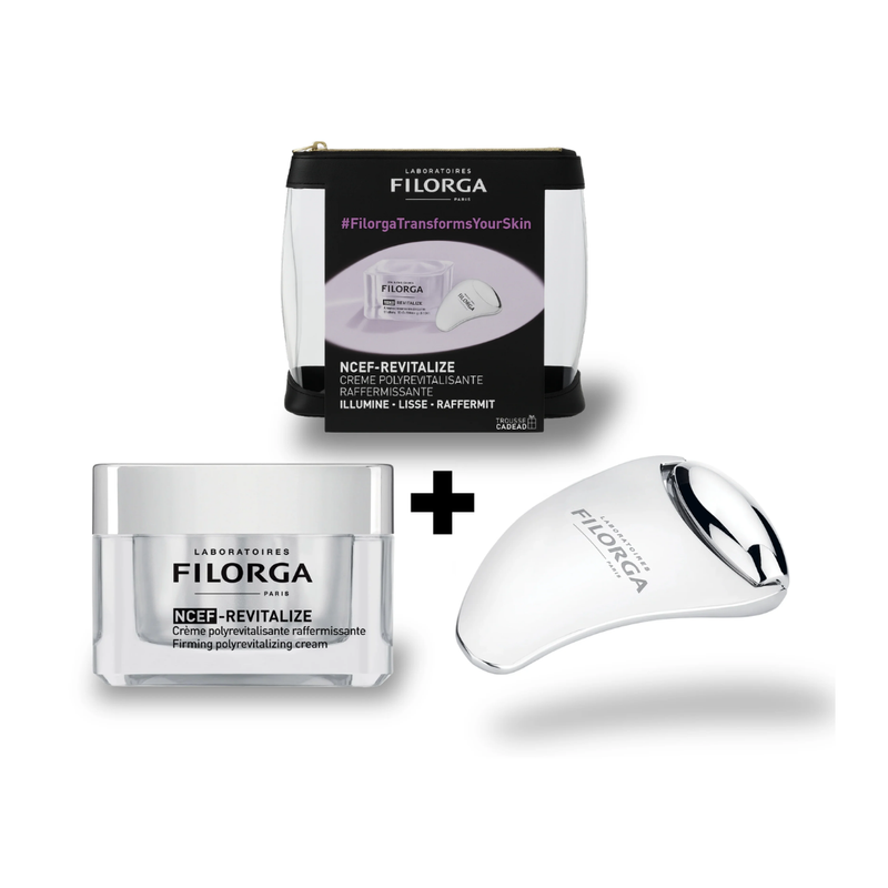 Filorga Cofre NCEF Revitalize – Crema 50 ml y Rodillo GuaSha