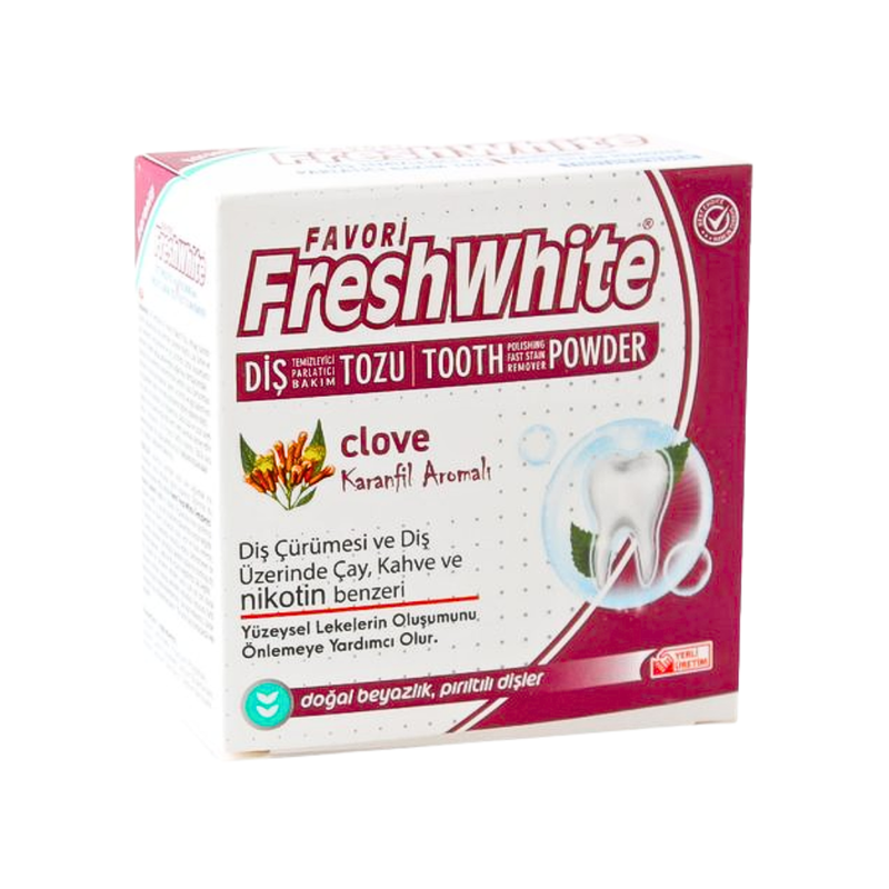 مسحوق الأسنان Fresh White بالقرنفل 50 غ