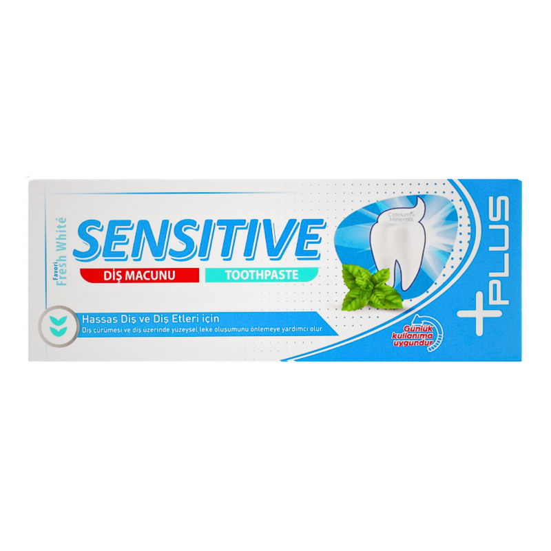 معجون أسنان Fresh White Sensitive Plus+ – 90 غ