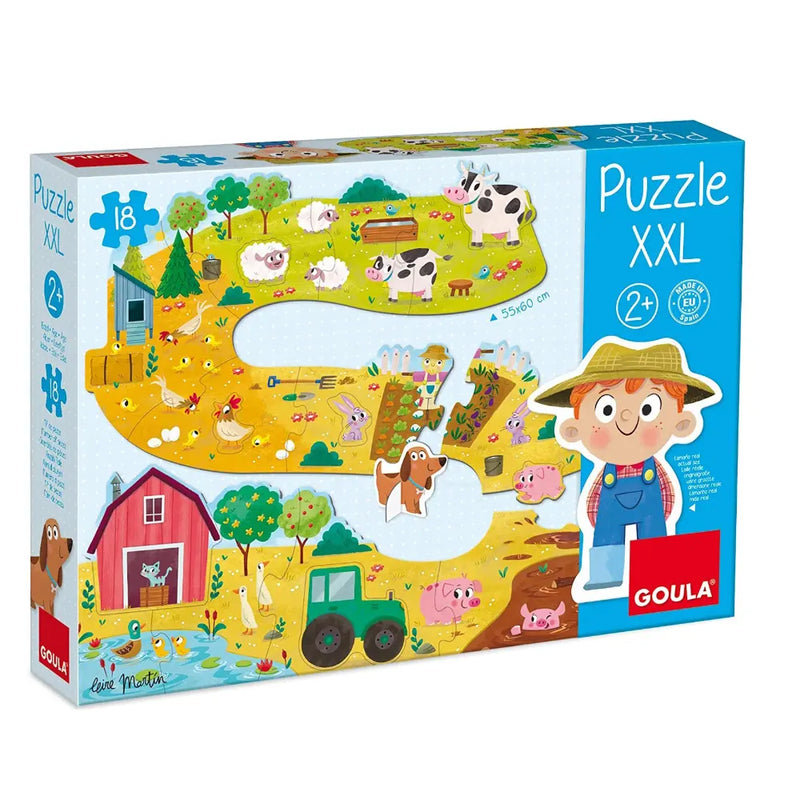 Goula XXL Farm Puzzle 18 Pieces - 2Y+