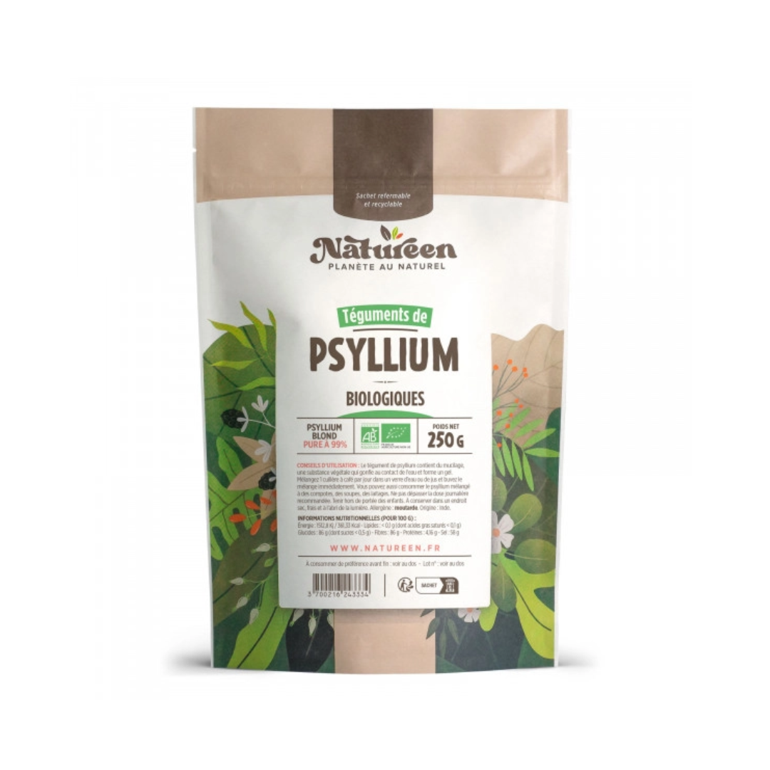 Sachet GPH Diffusion téguments de psyllium blond bio 250 g