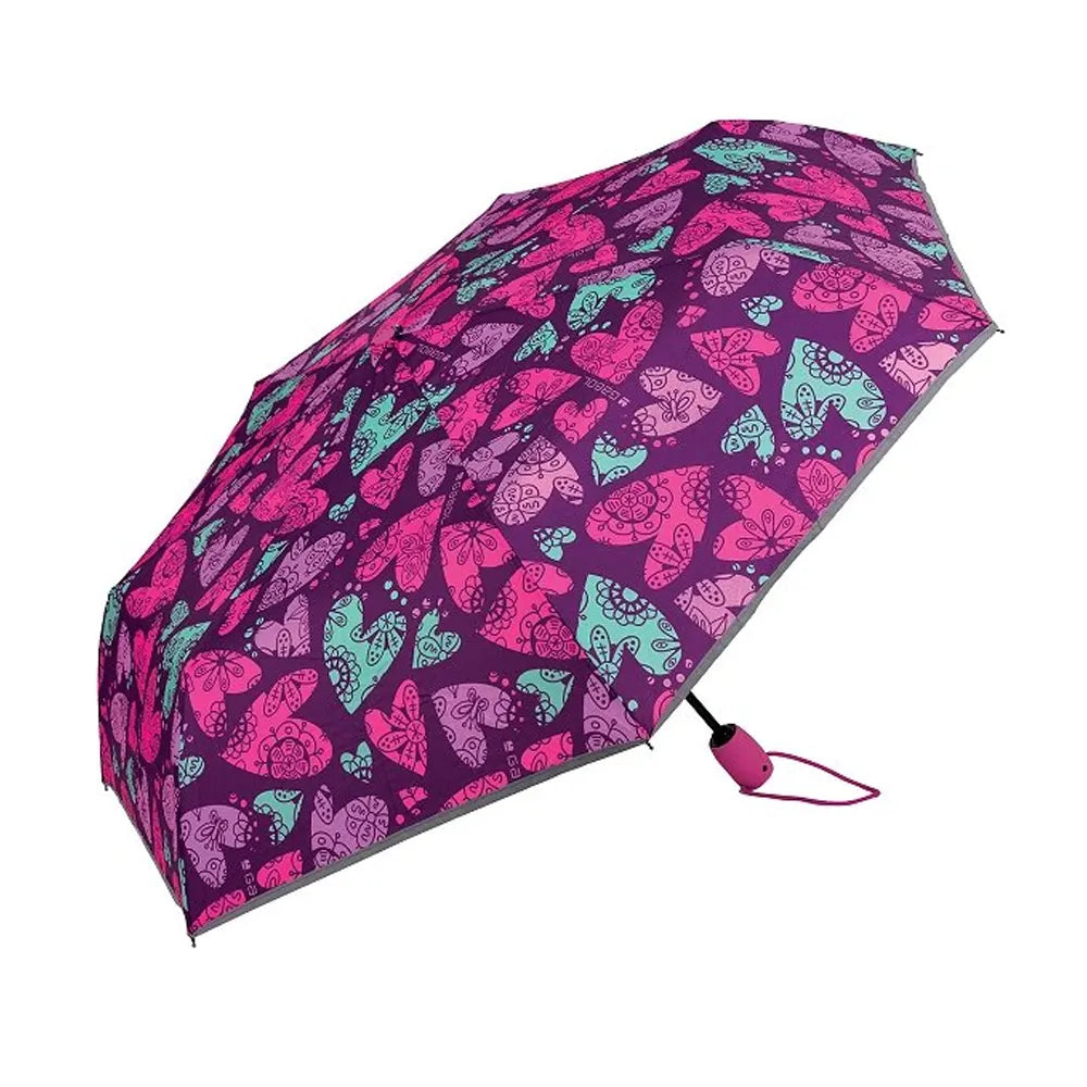 Gabol Parapluie Pliant Cœur Violet