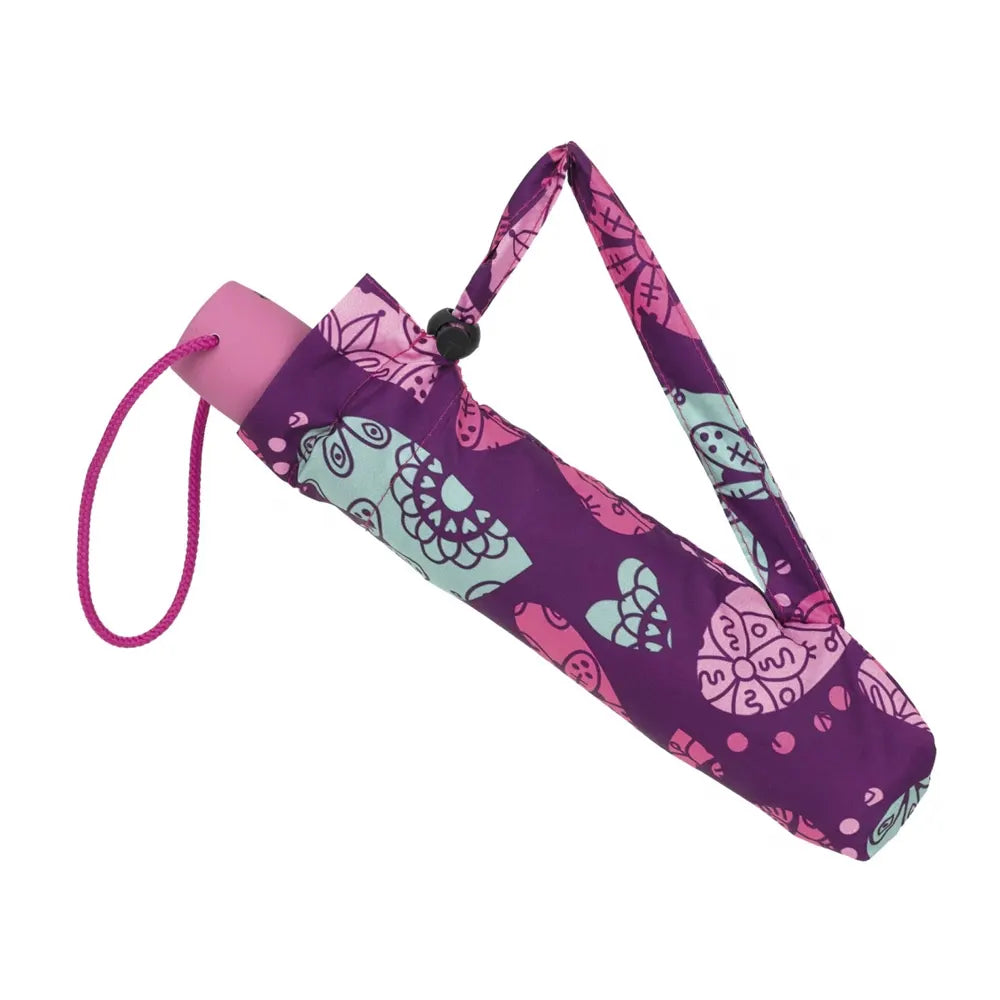 Gabol Parapluie Pliant Cœur Violet