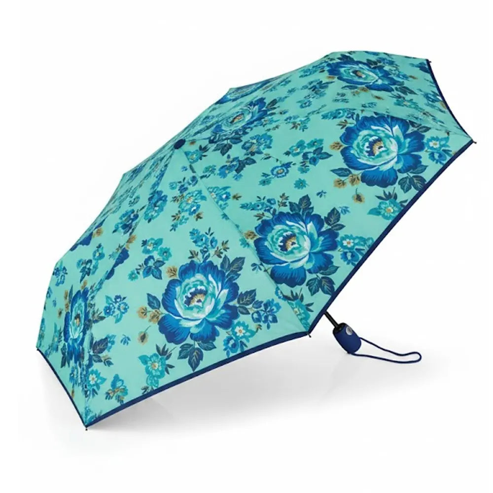 Gabol Parapluie Pliant Floral Turquoise