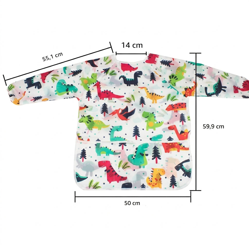 M.School Tablier de Peinture Taille M - Blanc