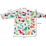 M.School Tablier de Peinture Taille M - Blanc