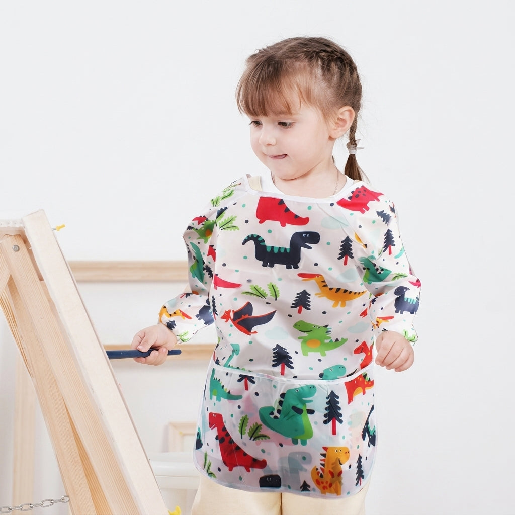 M.School Tablier de Peinture Taille M - Blanc