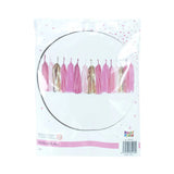 Guirlande Pompons Rose – 200 cm