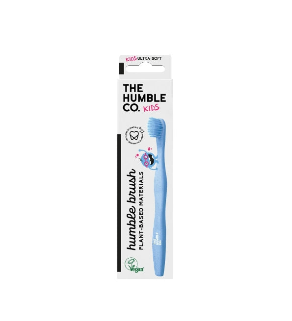 HUMBLE BROSSE A DENTS POUR ENFANTS BLEUE A BASE DE PLANTES 2A+