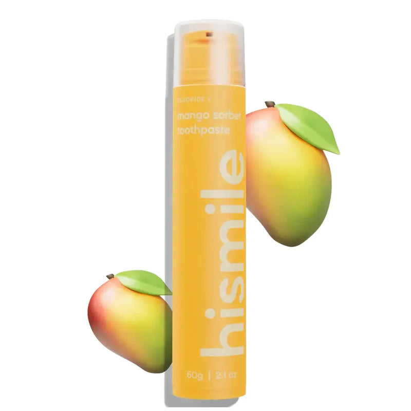 Hismile Pasta de Dientes Fluoruro Sabor Sorbete de Mango – 60 g