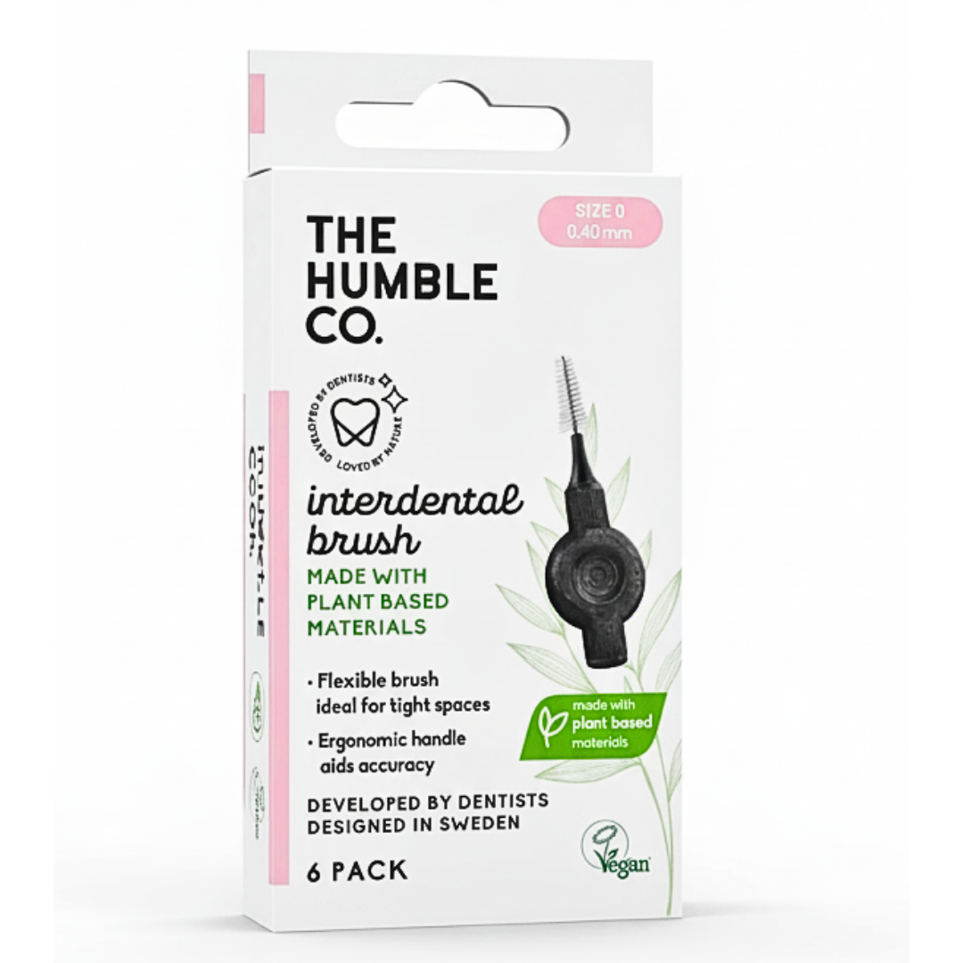 Humble brossettes interdentaires à base de plantes taille 0 (0,40 mm) – emballage