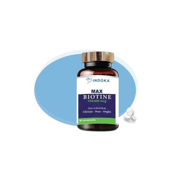 إندوكا Max Biotine بيوتين 90 كبسولة