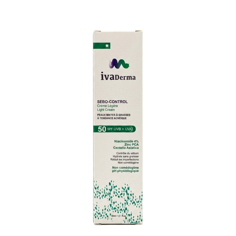 Ivaderma Sebo Control Light Cream SPF50+ 50ml