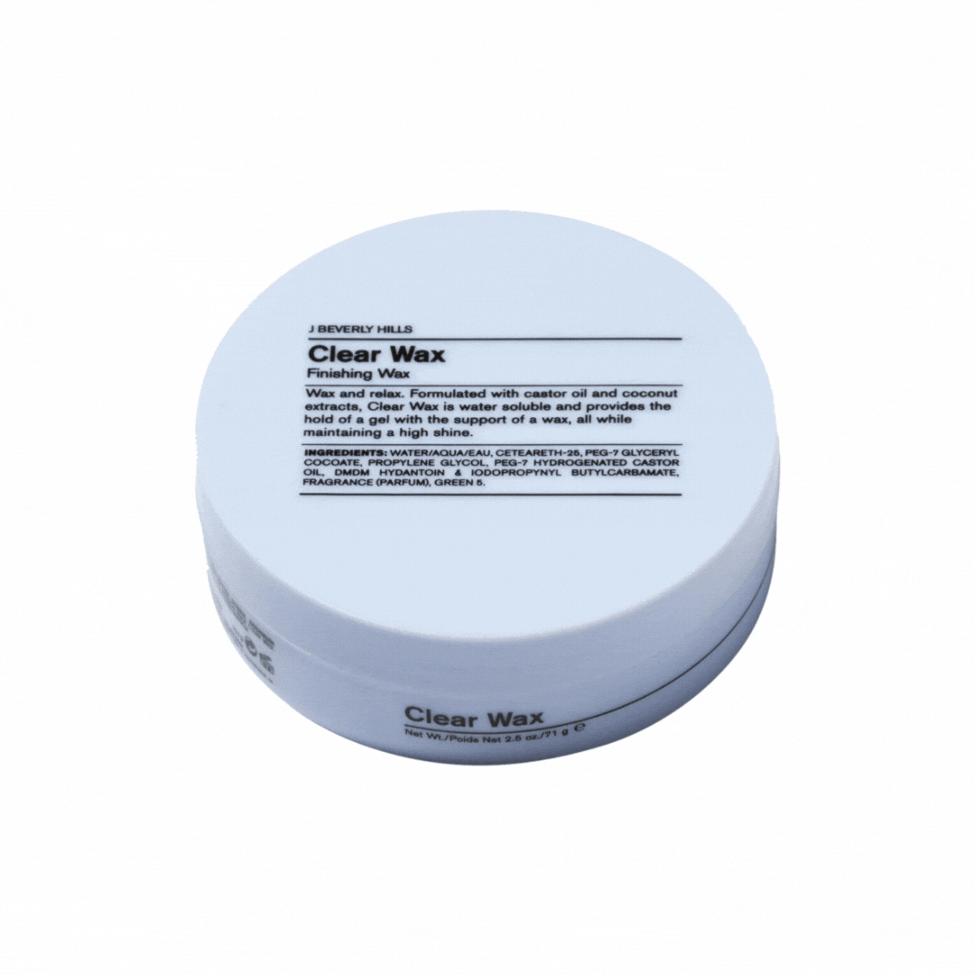J Beverly Hills Clear Wax 71 g – pot de cire coiffante