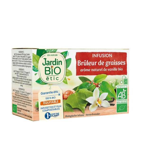 Boîte Jardin Bio Infusion Brûleur de Graisses, 20 sachets