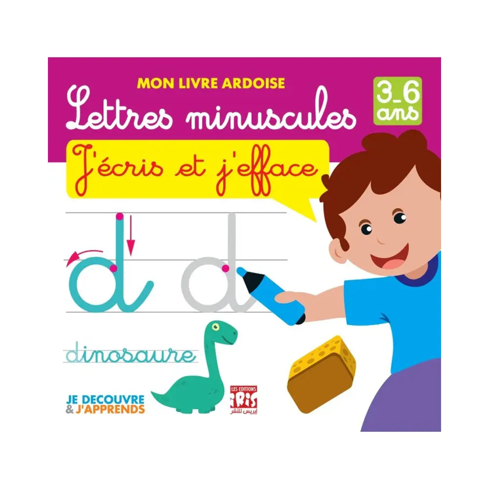 Lettres Minuscules – Mon Livre Ardoise Effaçable - 3-6A