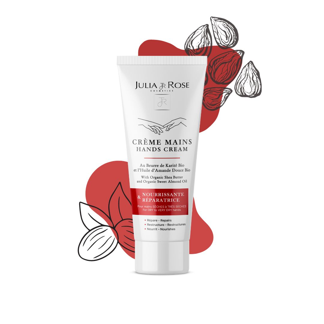 Crème mains Julia & Rose pour mains sèches à très sèches 50 ml