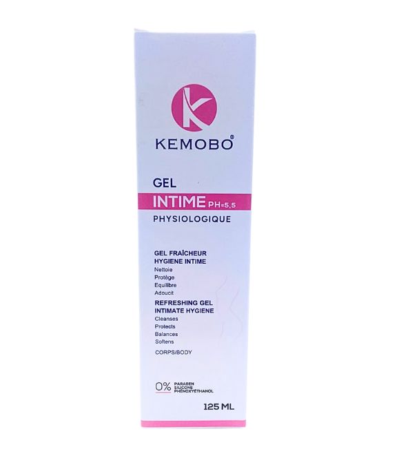جل Kemobo للعناية الحميمة pH 5.5 – 125 مل