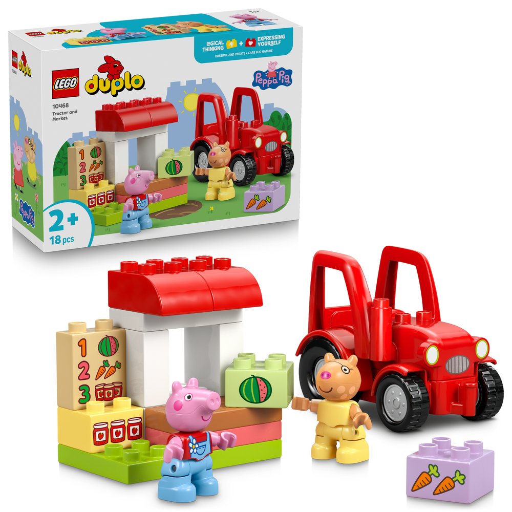 Lego Tractor and Market 2A+
