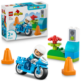 Lego Blue Police Motorcycle 2A+