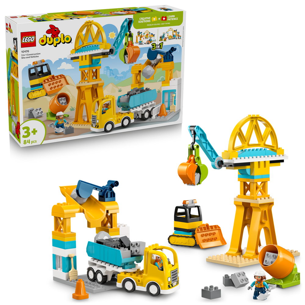 Lego 3 in 1 Construction Site and Vehicles 3A+