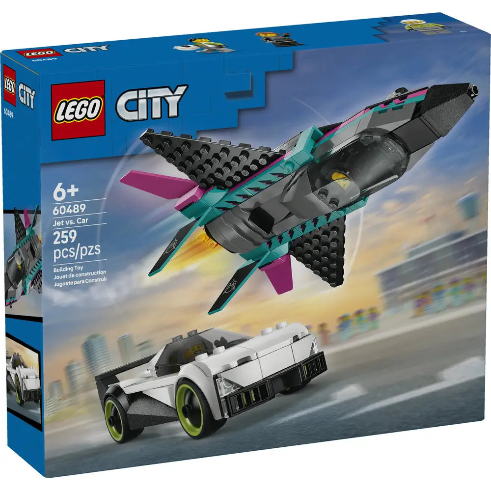 Lego Jet vs. Car 6A+
