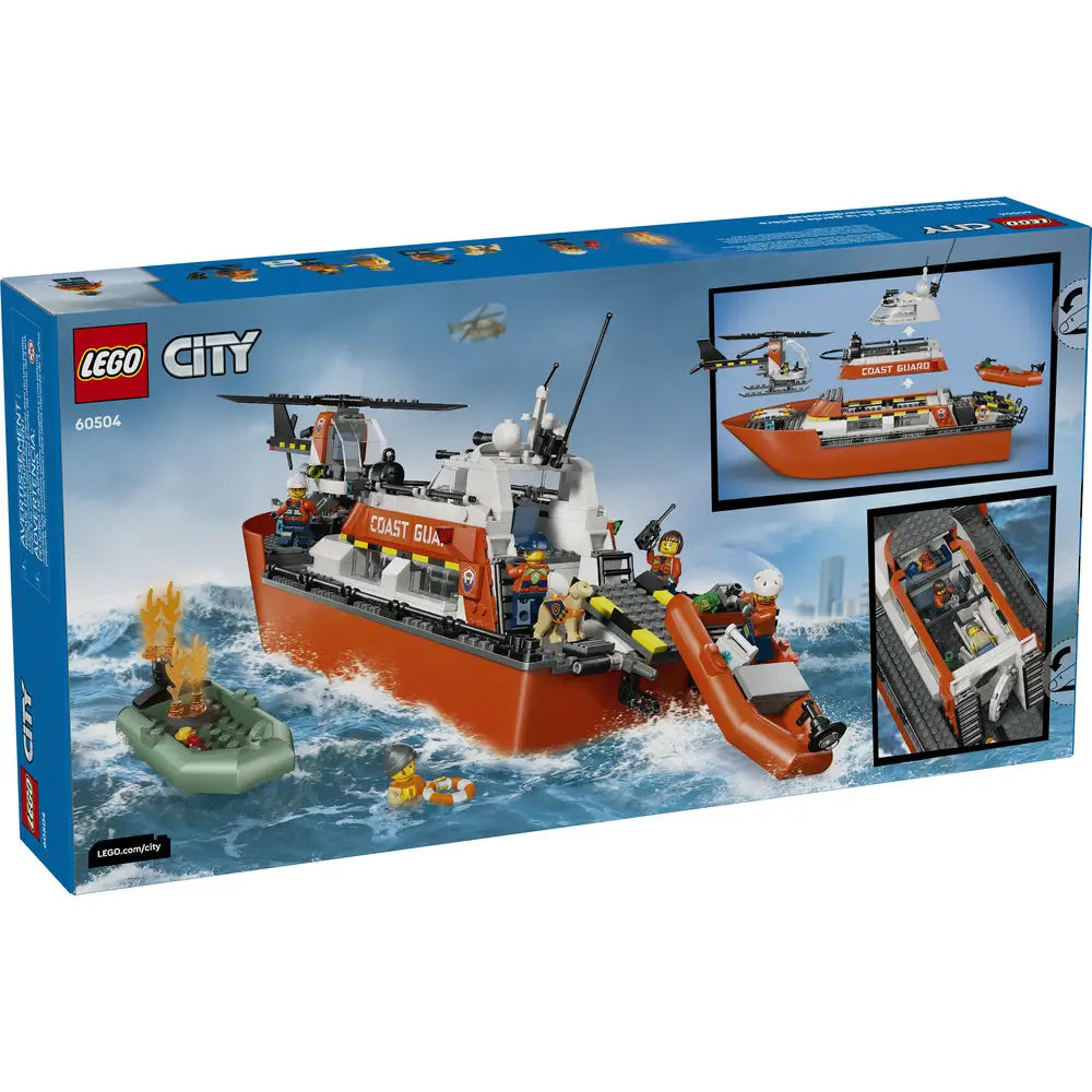 Lego Coast Guard Rescue Boat & Helicopter 7A+