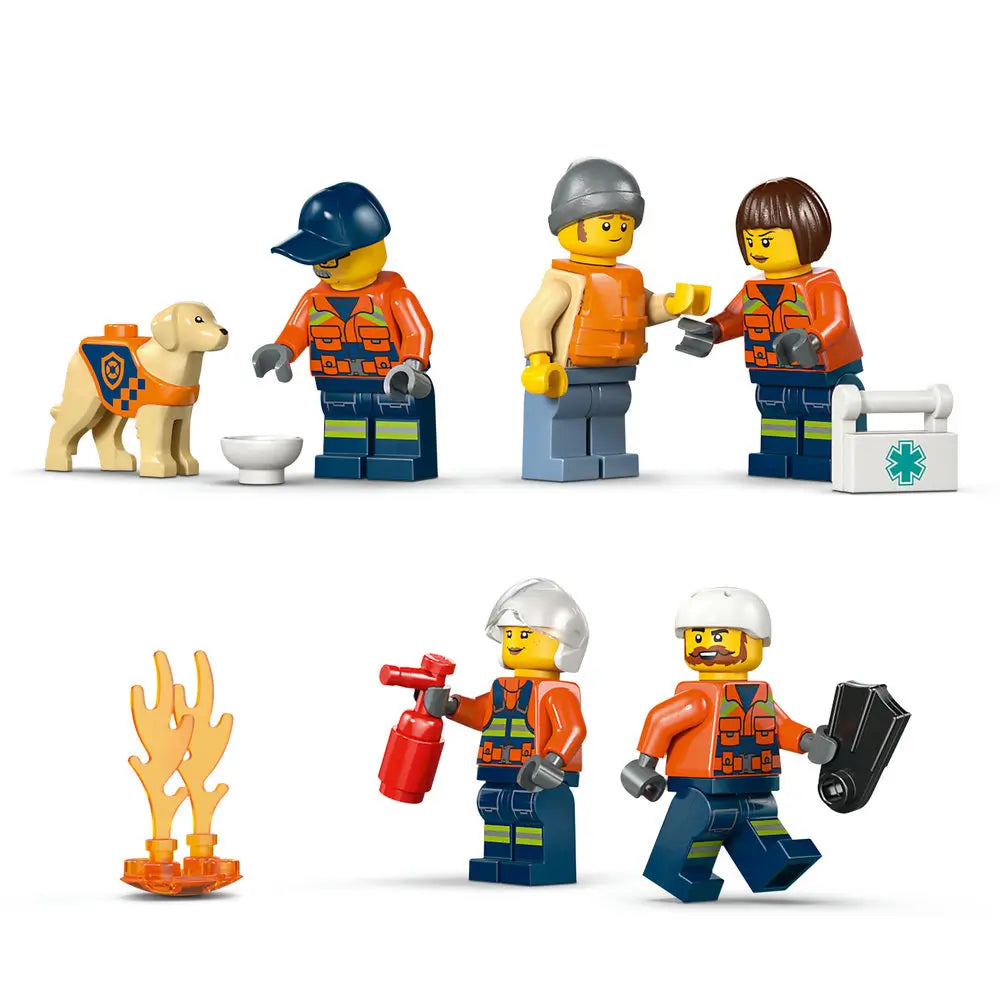 Lego Coast Guard Rescue Boat & Helicopter 7A+