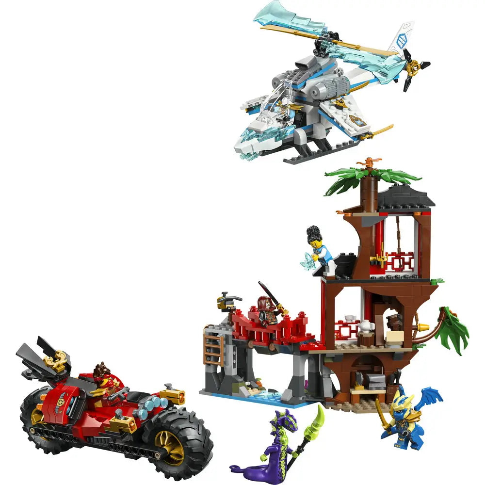 Lego Ninja Vehicle Tree House Battle 7A+