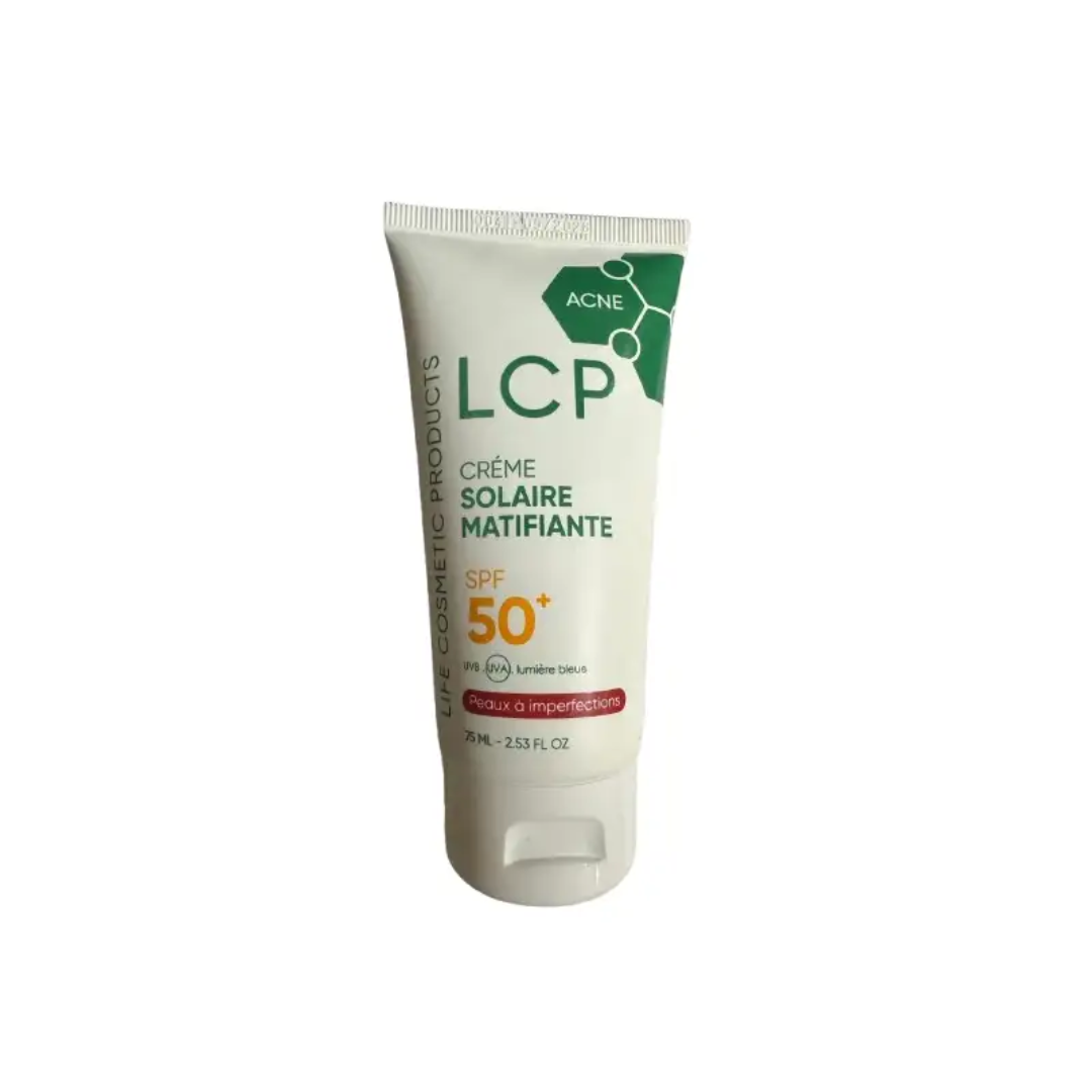 LCP Acne crème solaire matifiante SPF50+ 75 ml, tube