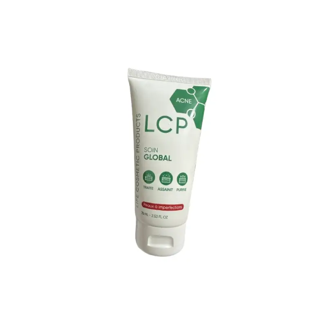 Tube LCP Acné Soin Global 75 ml pour peaux à imperfections