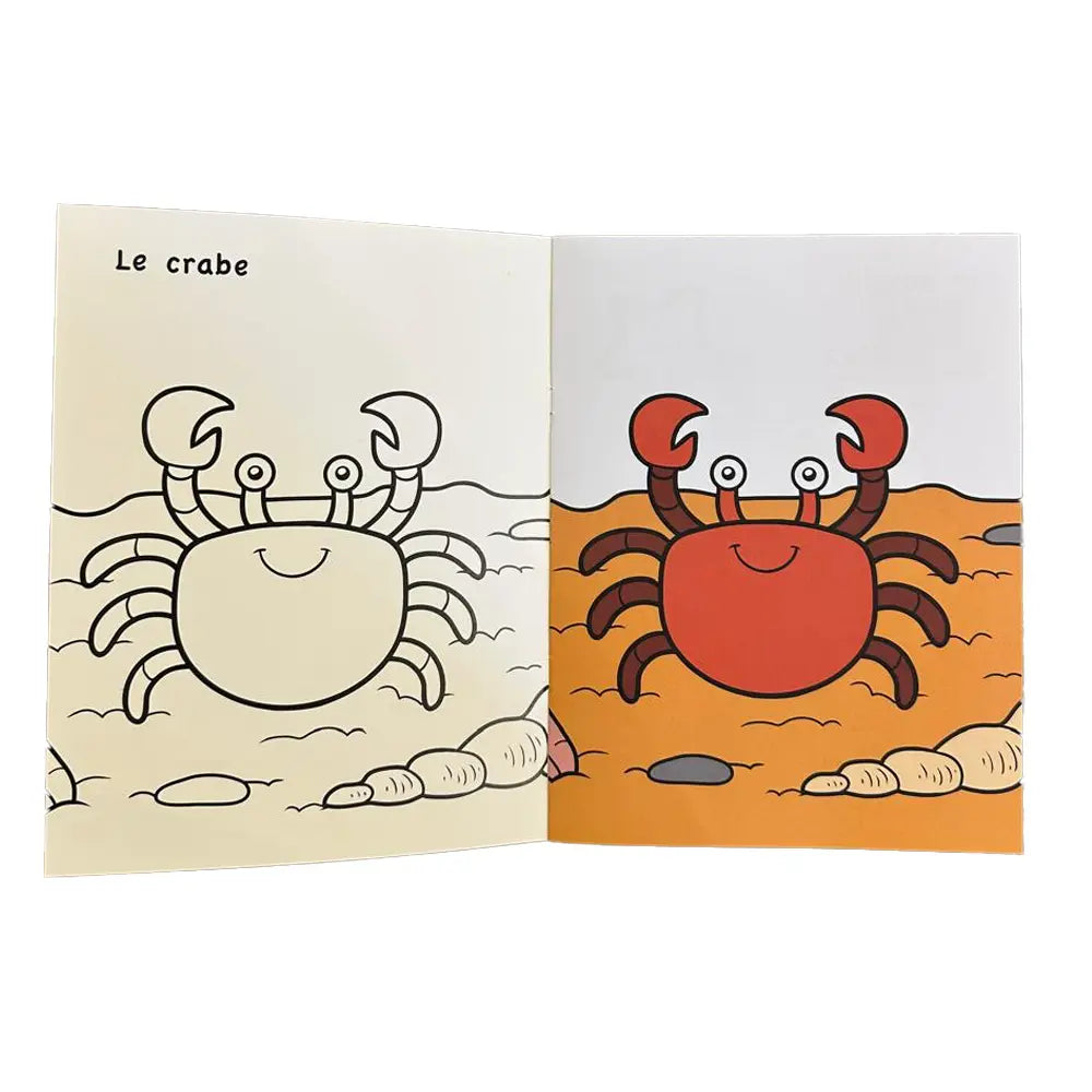 Je colorie - Les animaux de la mer