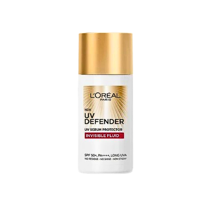 L'Oreal واقي الشمس UV Defender Invisible Resist SPF50+ ‏50 مل