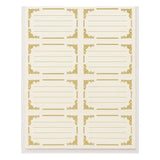 M.School Étiquettes Adhésives 5.5 x3.5 cm - 64 Unités
