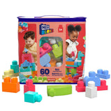 Mattel Mega Bloks Sac de 60 Blocs Rose – 1A+