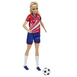 Mattel Barbie Poupée Footballeuse Blonde Maillot N°9 – 3A+