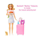 Mattel Barbie Coffret Voyage Malibu avec Chiot – 3A+