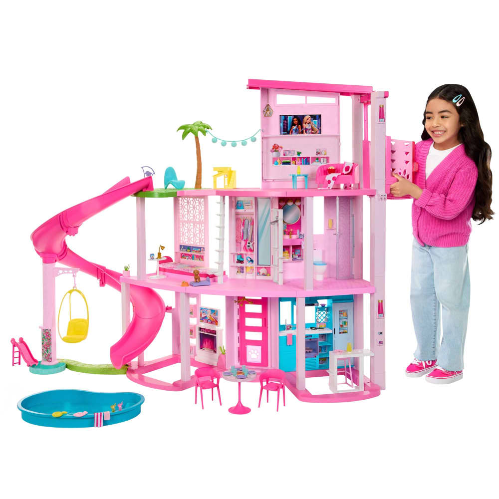 Mattel Barbie Maison de Rêve 3 Étages 75+ Éléments – 3A+