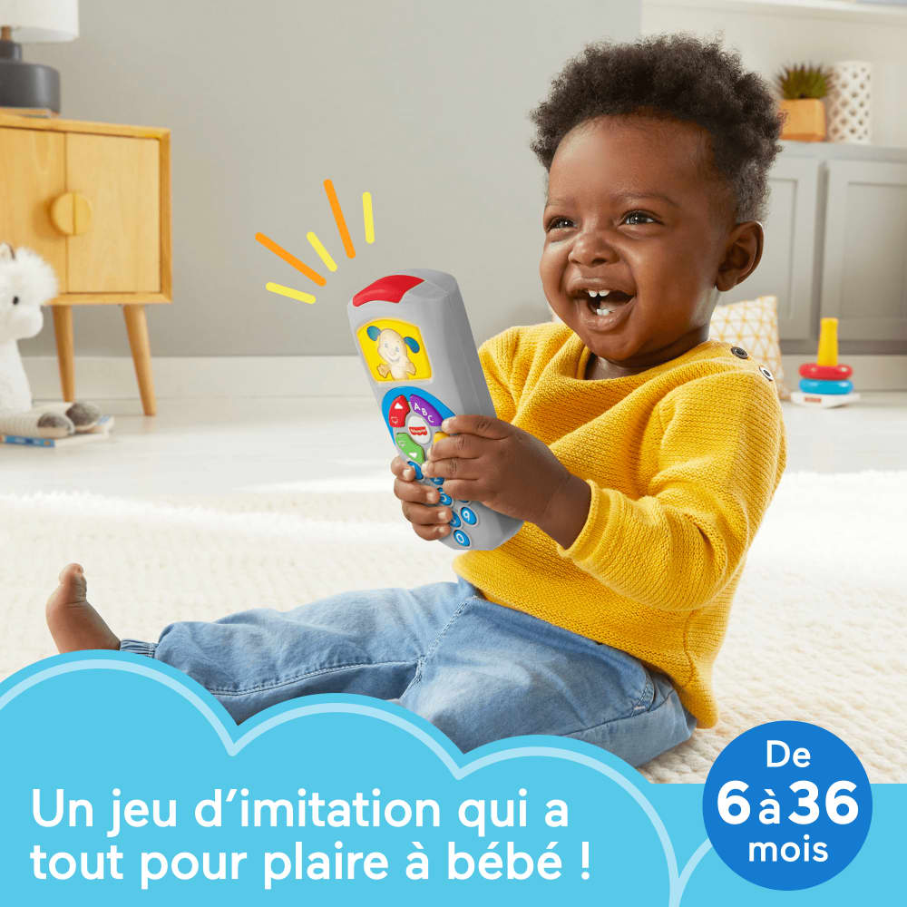 Fisher-Price Rires & Éveil La Télécommande de Puppy – 6M+