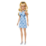 Mattel Barbie Fashionistas Poupée Robe Dos Nu Bleue à Nœuds – 3A+
